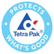 Логотип компании TetraPak. Партнер Л-ПАК по переработке использованной упаковки для напитков